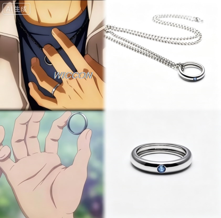 Women'S Accessories Rings - Anillos de Anime para Mujer, Collar