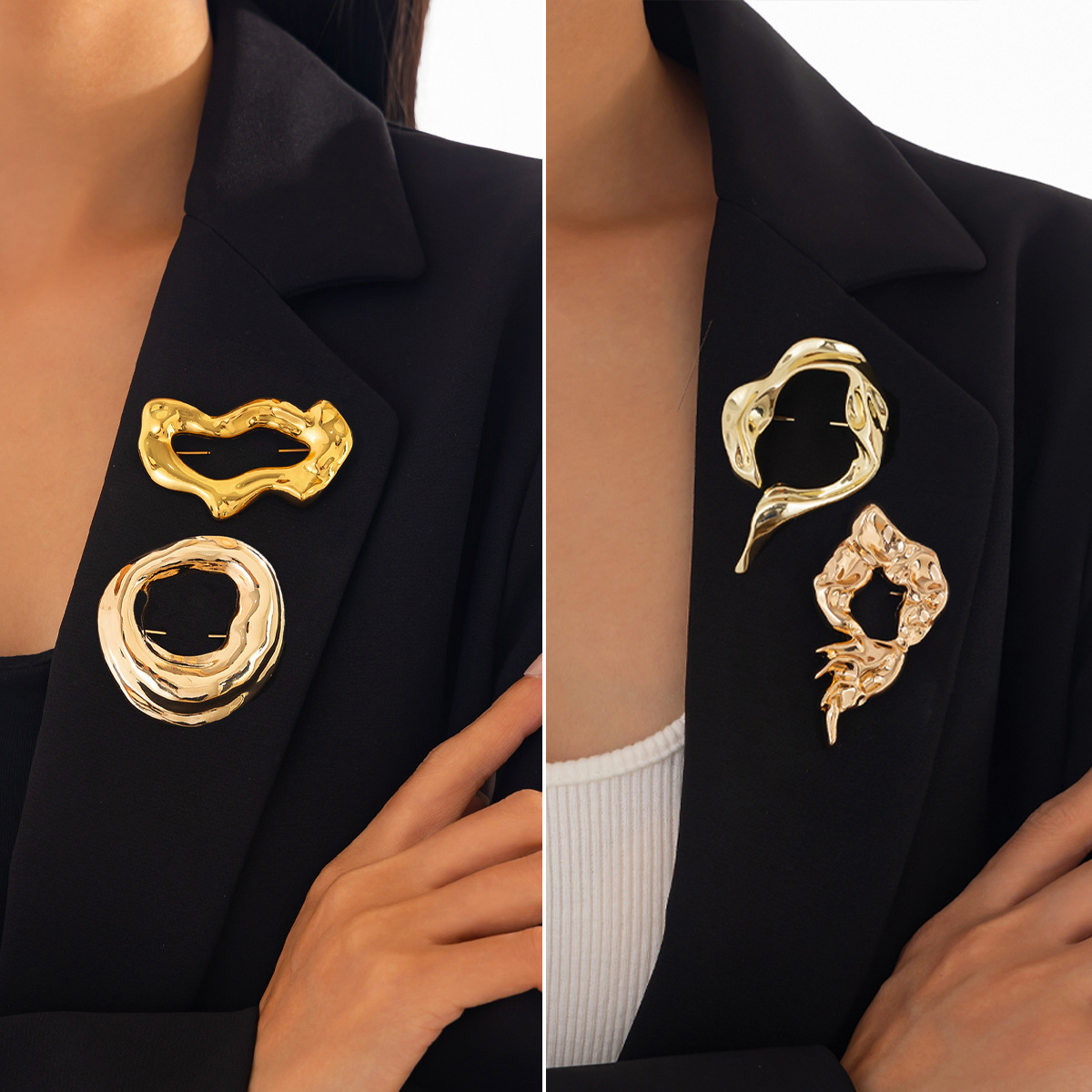 Women Accessories Trendy - Nuevos Broches Irregulares de Moda para
