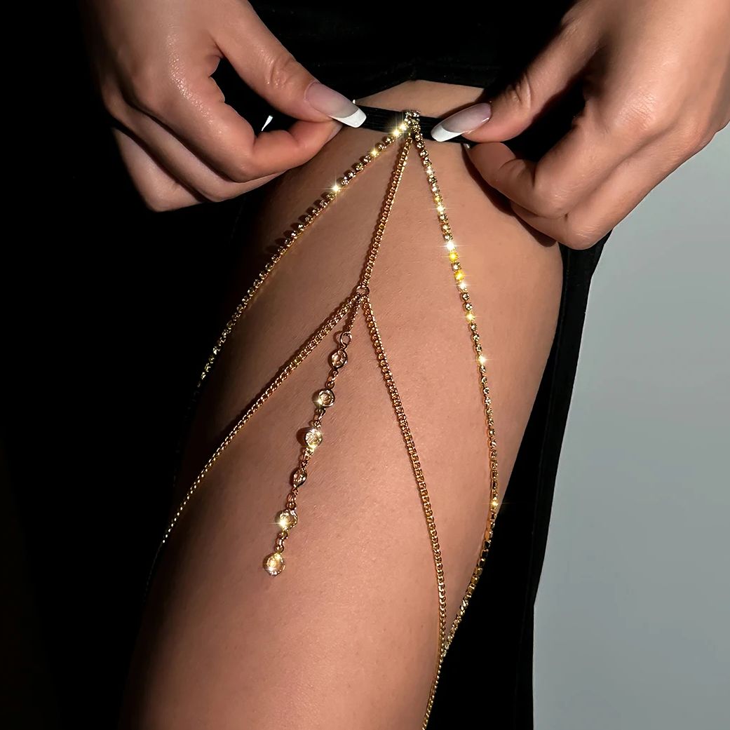 Women Accessories Dropshipping - Cadenas para piernas con borlas multicapa