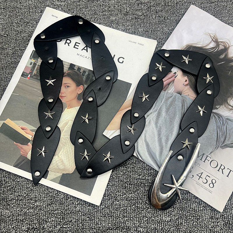 Women'S Emo Accessories - Cinturón de estilo gótico con hebilla