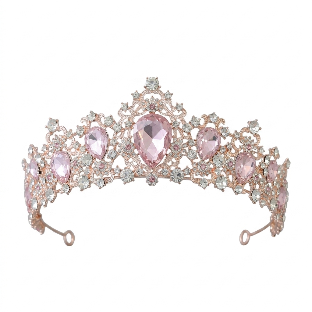 Women'S Wedding Accessories - Elegante Diadema de Tiara para Novia,