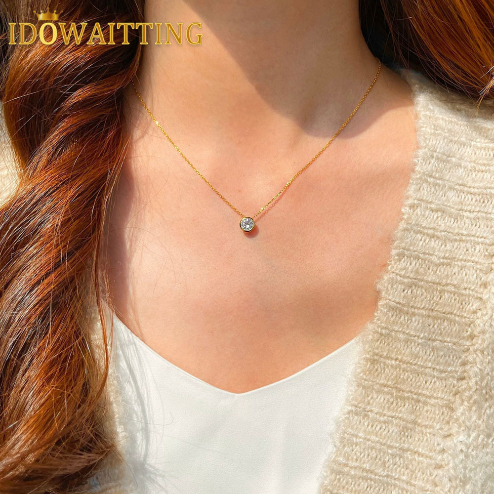 Charm Necklace Dainty - 100% Plata de Ley 925 para