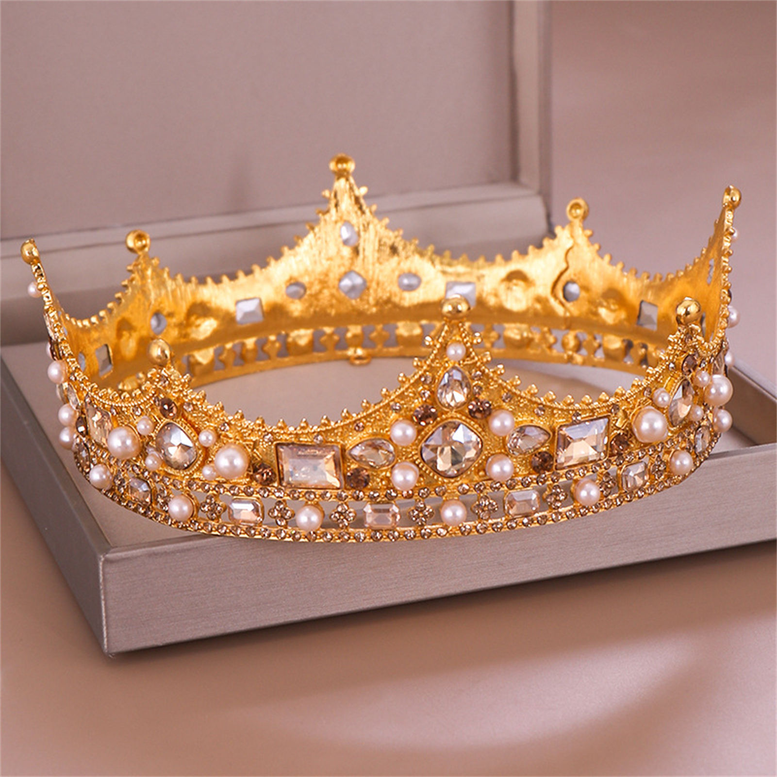 Women'S Wedding Accessories - Tiara de corona de aleación Retro