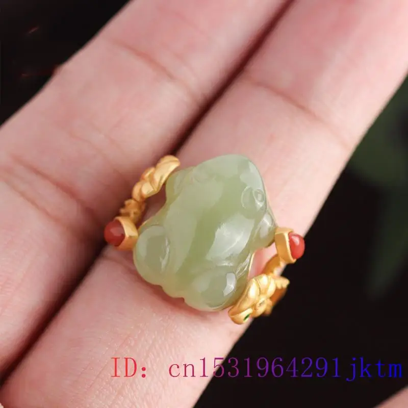 Anillos de rana de Jade verde  - Women'S Accessories Rings reseña y precio