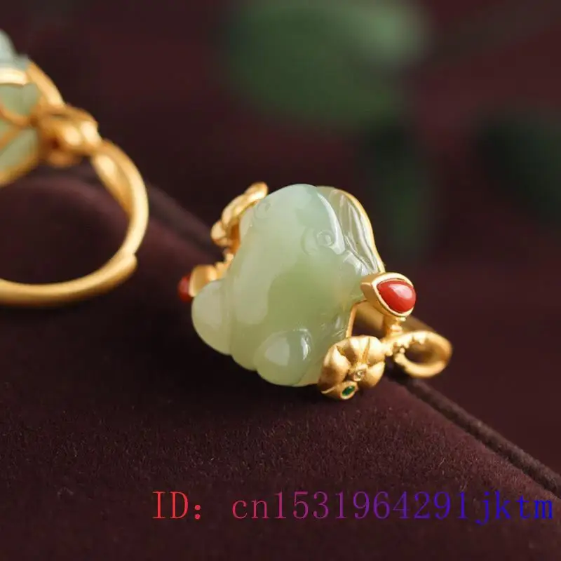 Anillos de rana de Jade verde  - Women'S Accessories Rings reseña y precio