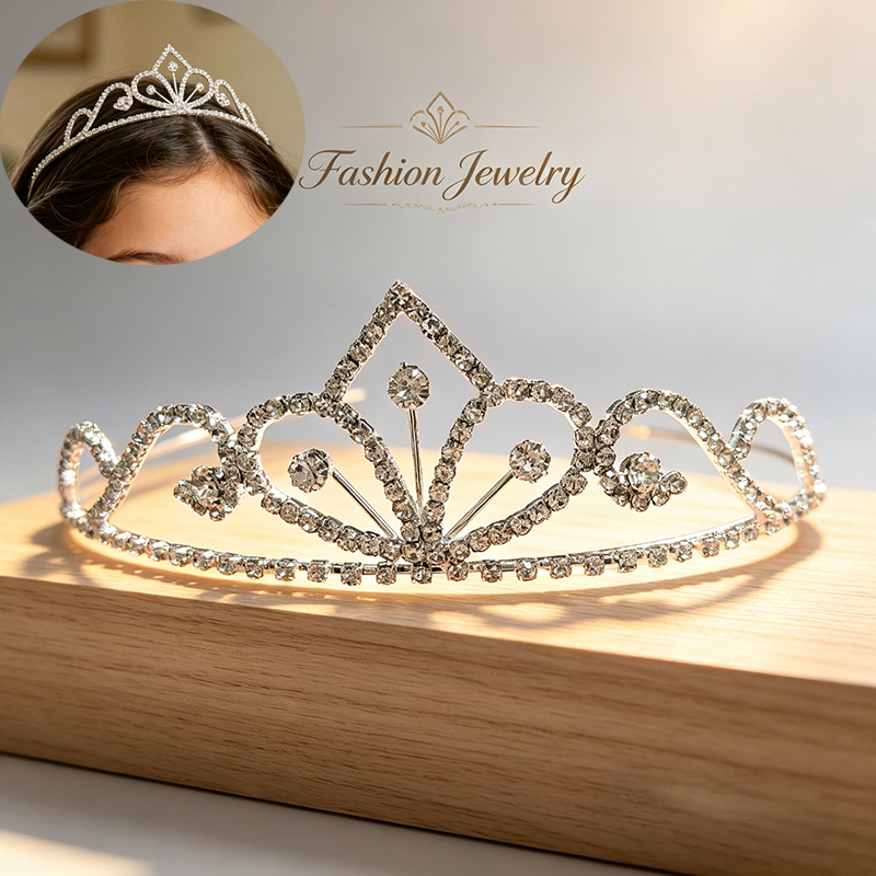 Corona nupcial de cristal de l - Women'S Wedding Accessories reseña y precio