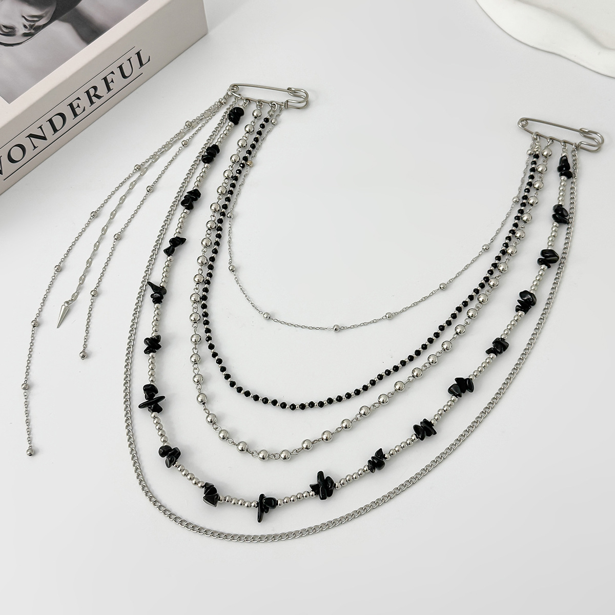 Broche Largo de Cristal Estilo - Women Accessories Trendy reseña y precio