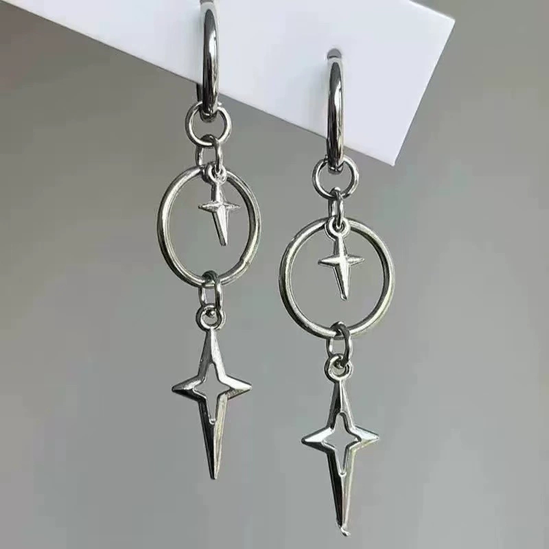 Pendientes con colgante de est - Women'S Emo Accessories reseña y precio