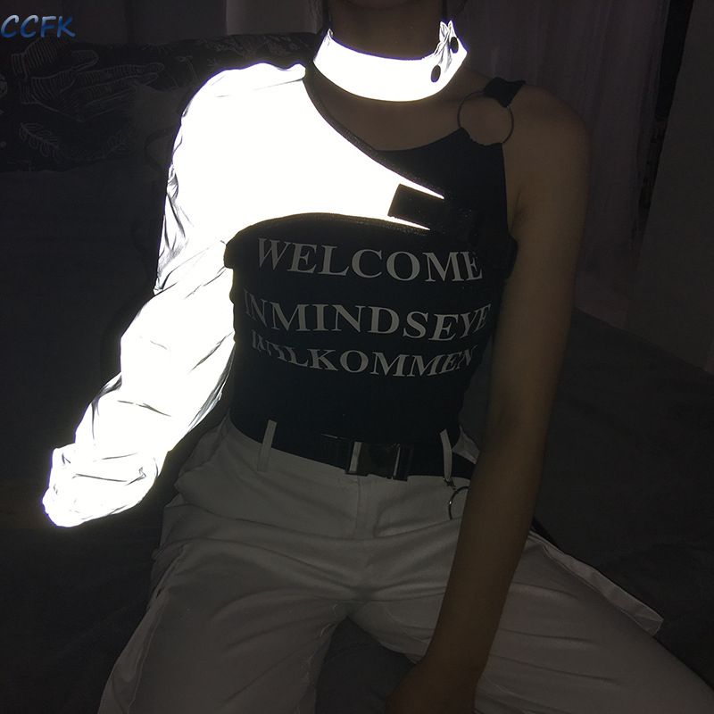 Camiseta reflectante Y2k para  - Women'S Emo Accessories reseña y precio