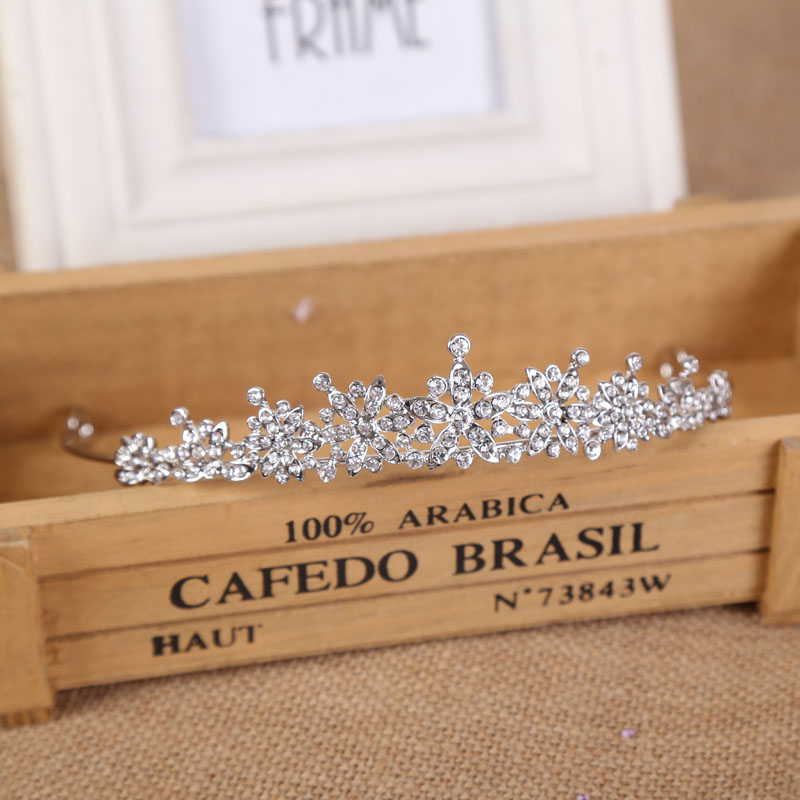 Tiara de cristal para boda, pe - Women'S Wedding Accessories reseña y precio