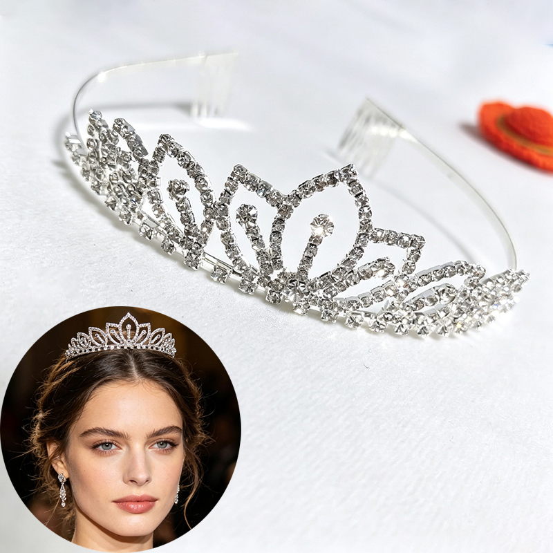 Corona de Diamantes de Imitaci - Women'S Wedding Accessories reseña y precio
