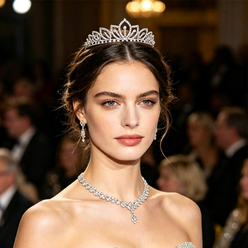 Corona de Diamantes de Imitaci - Women'S Wedding Accessories reseña y precio
