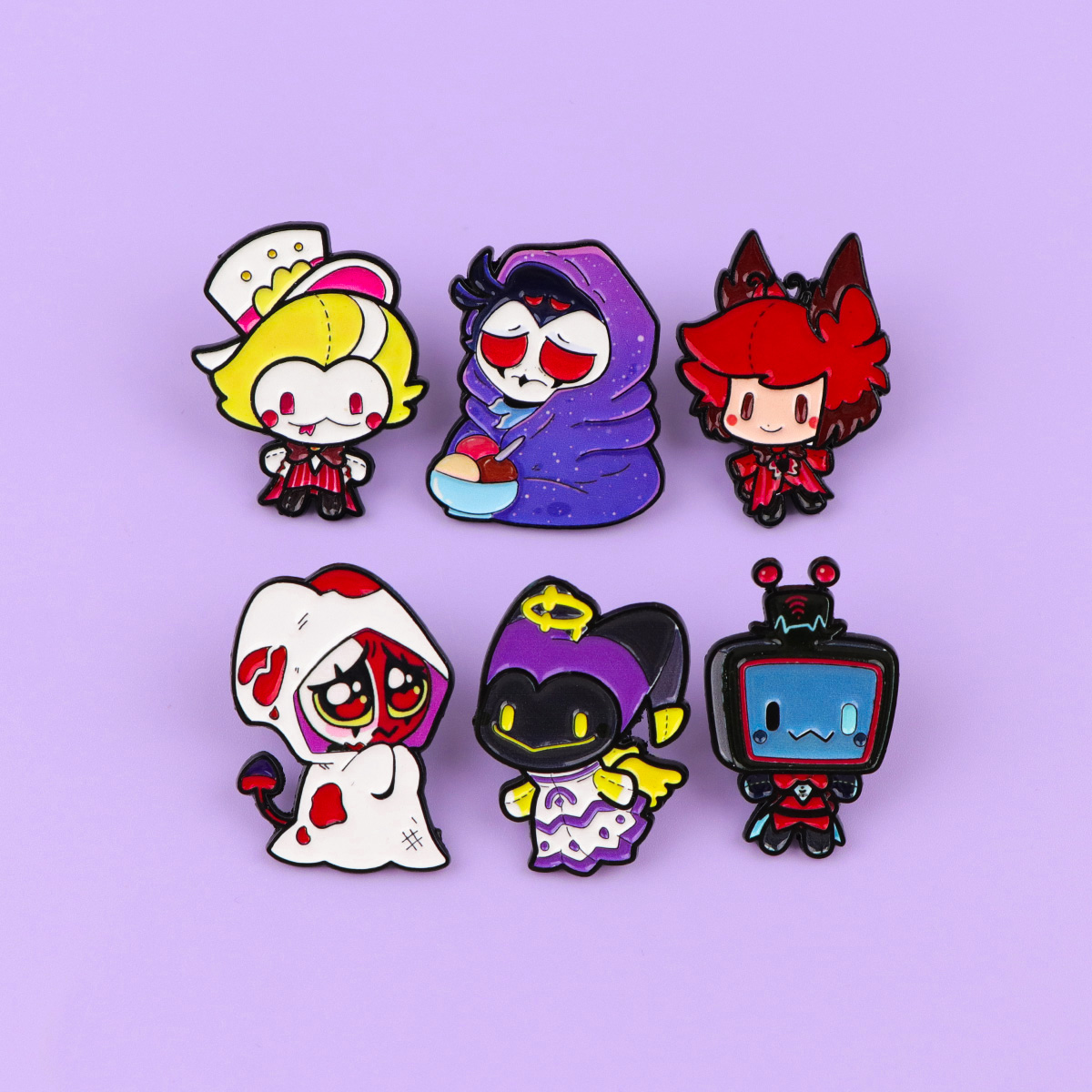 Pin de esmalte de diablillos l - Women Accessories Picture reseña y precio