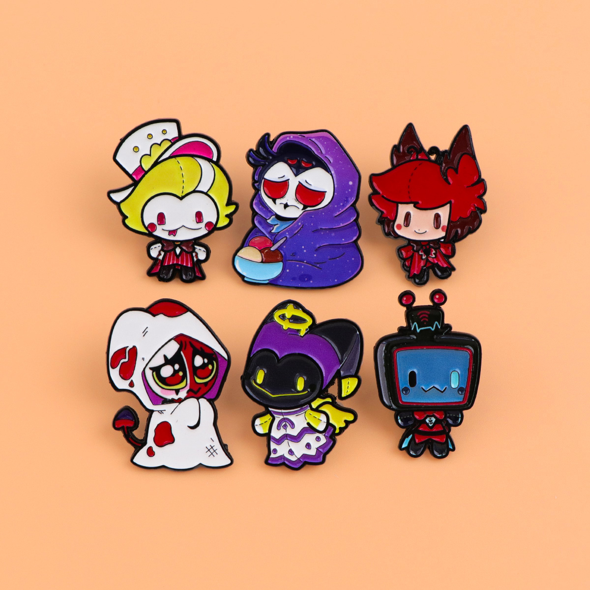 Pin de esmalte de diablillos l - Women Accessories Picture reseña y precio