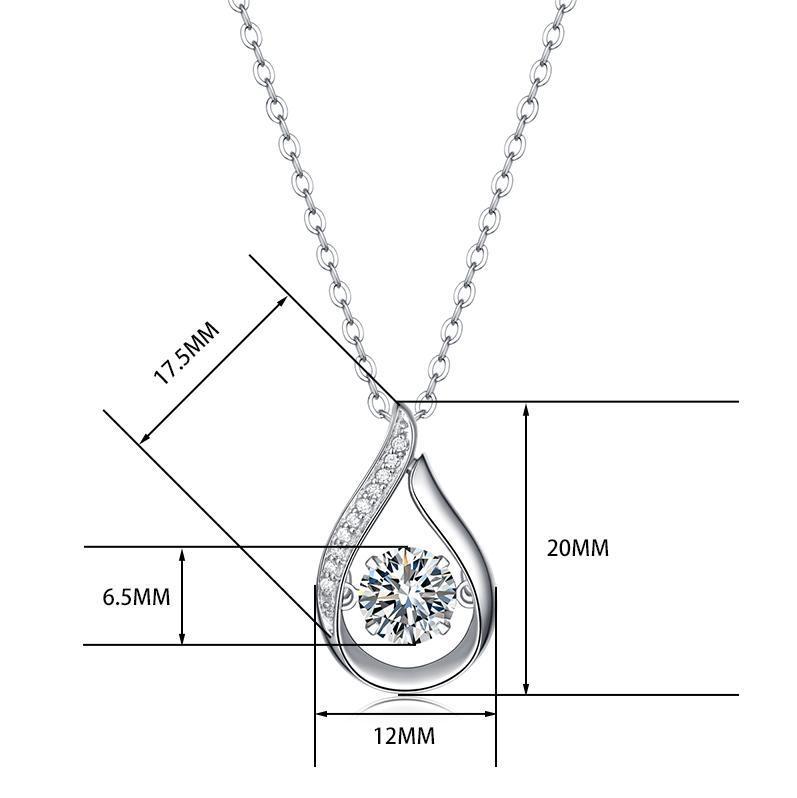 Collar con Colgante de Moissan - Charm Necklace Dainty reseña y precio