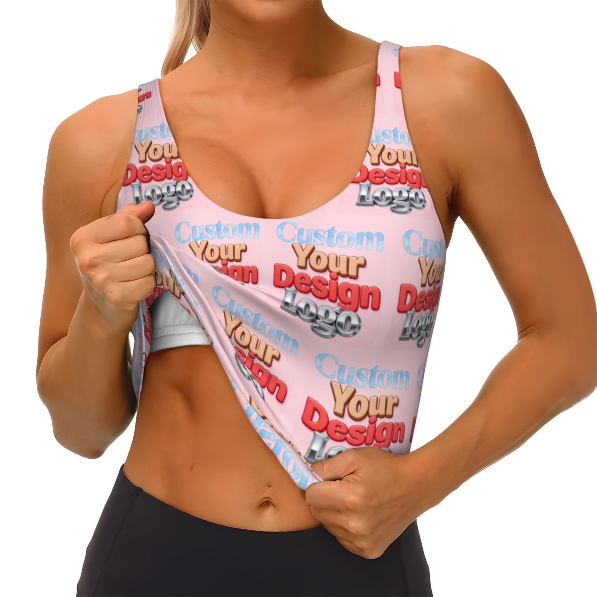 Sujetador Deportivo Personaliz - Women Accessories Logo Design reseña y precio
