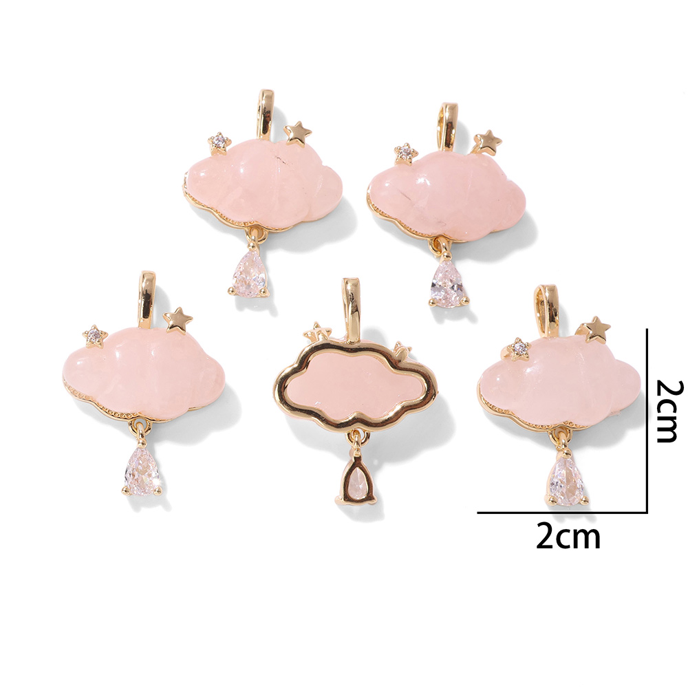Colgante de Cuarzo de Piedra N - Charm Necklace Dainty reseña y precio