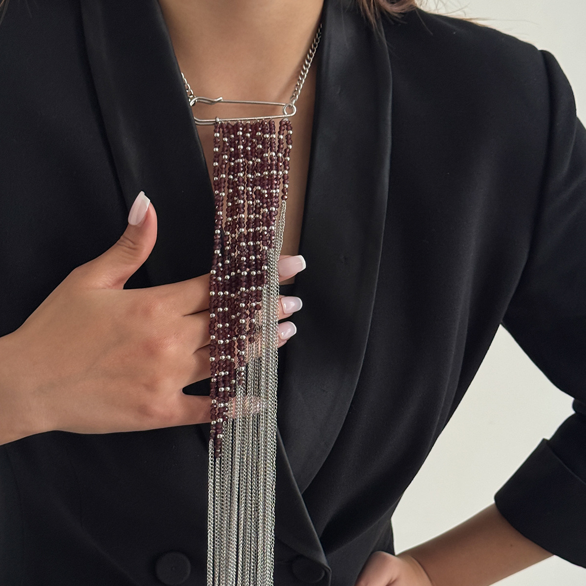 Broche de Cadena con Borlas Co - Women Accessories Trendy reseña y precio