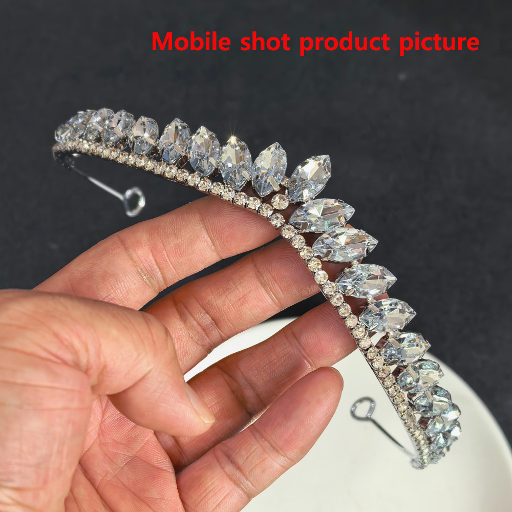 Tiaras minimalistas de cristal - Women'S Wedding Accessories reseña y precio