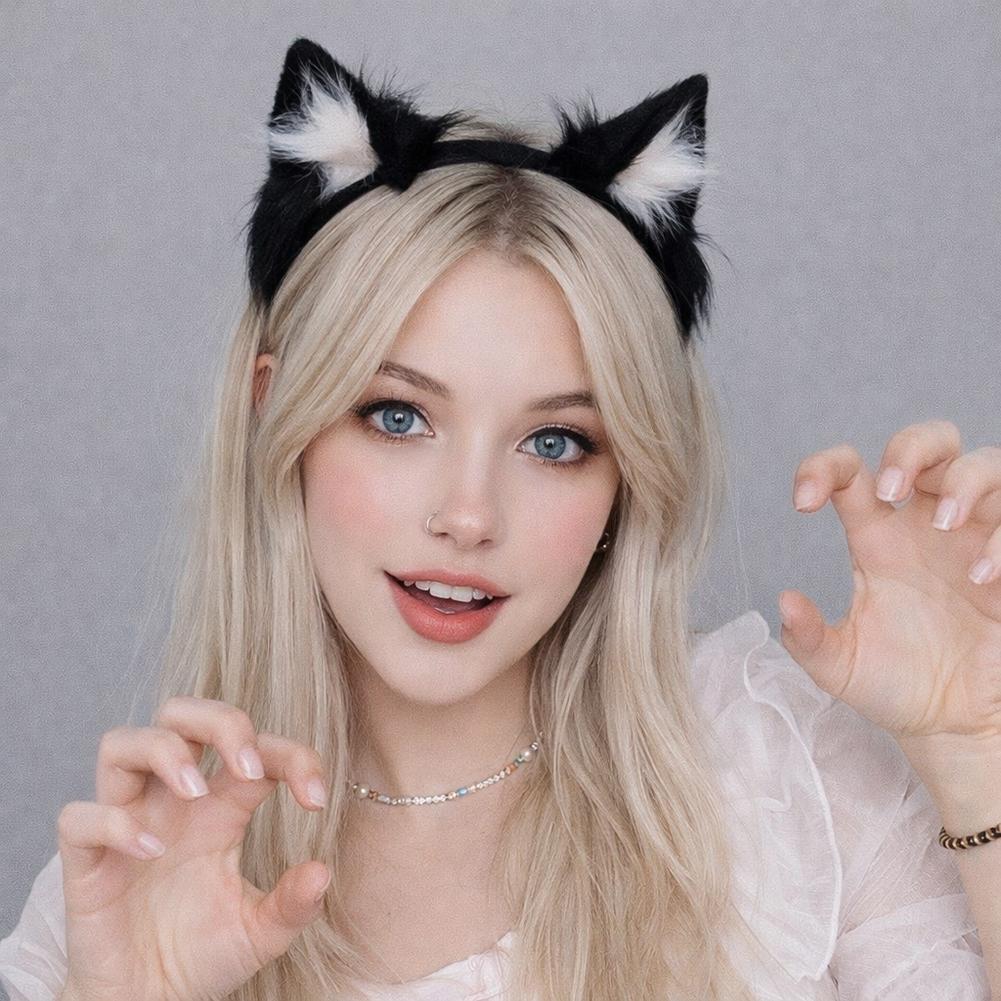 Diadema de peluche con orejas  - Women Accessories Photos reseña y precio