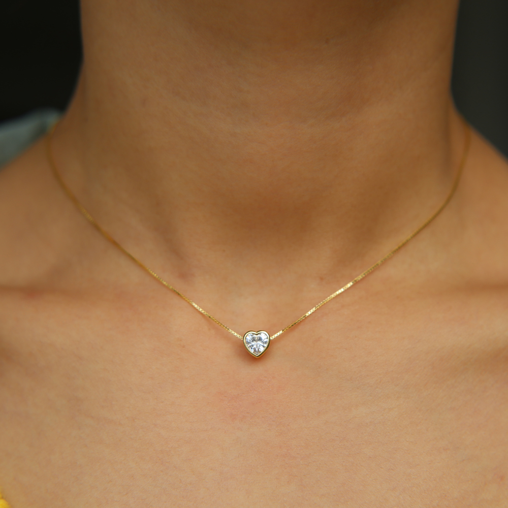 100% Plata de Ley 925 para sie - Charm Necklace Dainty reseña y precio