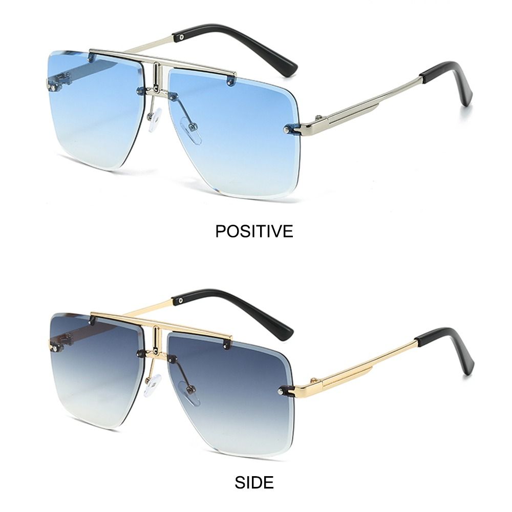 Gafas de sol de doble puente d - Sunglasses Oversized Square reseña y precio