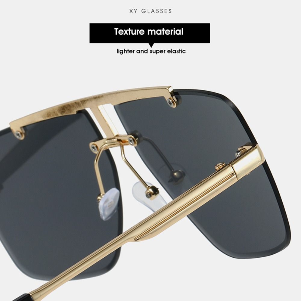 Gafas de sol de doble puente d - Sunglasses Oversized Square reseña y precio