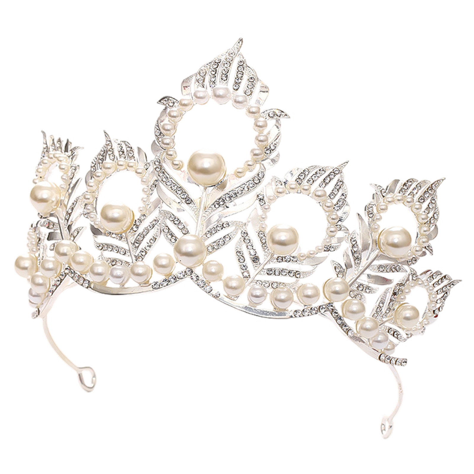 Corona de perlas con plumas de - Women'S Wedding Accessories reseña y precio
